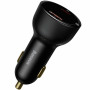 Автомобильное зарядное устройство Baseus Superme Digital Display PPS Dual Quick Charger Car Charger 100 W Black