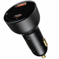 Автомобільний зарядний пристрій Baseus Superme Digital Display PPS Dual Quick Charger Car Charger 100 W Black