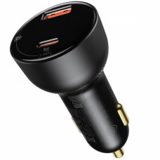 Автомобільний зарядний пристрій Baseus Superme Digital Display PPS Dual Quick Charger Car Charger 100 W Black