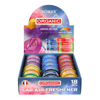 MIX ароматизаторов Nowax серия Organic в выставочном боксе