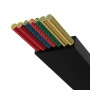 Кабель Baseus Bright Mirror 2 Series Retractable 3-in-1 Fast Charging  Data Cable Type-C to M+L+C 100W 1.1m Black