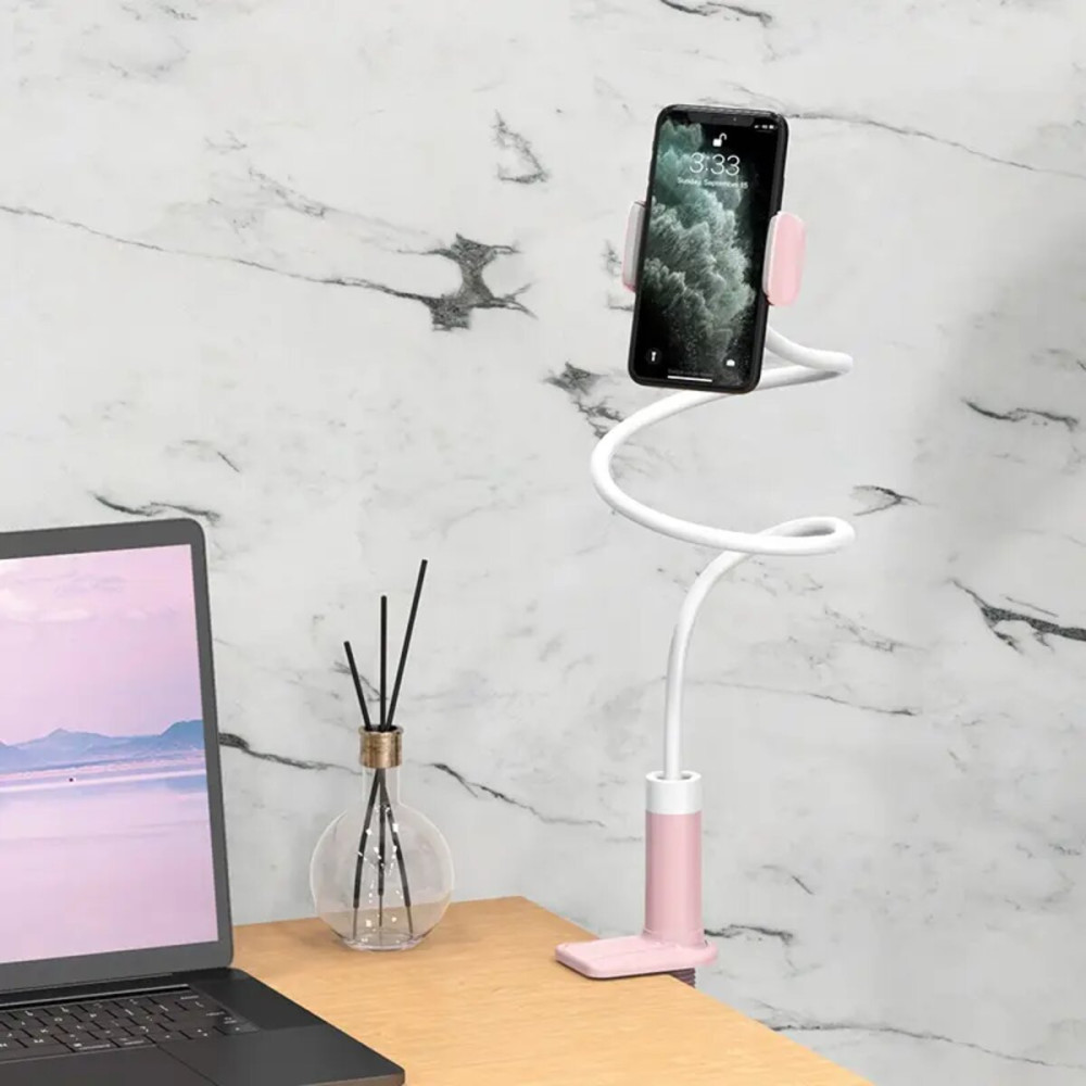 Автомобильный держатель для смартфона HOCO PH23 Balu mobile phone stand Pink White