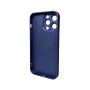 Чохол для смартфона AG Glass Matt Frame Color Logo for Apple iPhone 14 Pro Max Navy Blue