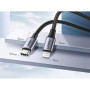 Кабель UGREEN US304 USB-C to Lightning M/M Cable Aluminum Shell Braided 2m (Black) (UGR-60761)