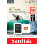 microSDXC (UHS-1 U3) SanDisk Extreme For Action Cams and Drones A2 128Gb class 10 V30 (R190MB/s,W90MB/s) (adapter)