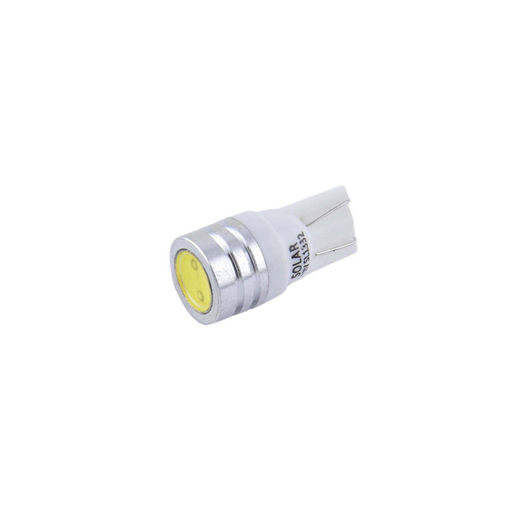 LED автолампа Solar 12V T10 W2.1x9.5d 1SMD white, 2шт