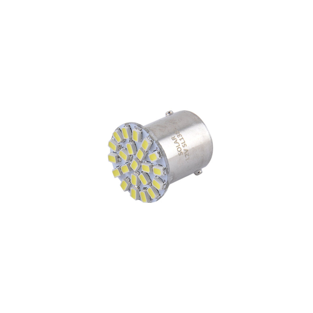 LED автолампа Solar 12V G18.5 BA15s 22SMD white, 2шт