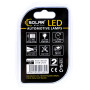 LED автолампа Solar 12V G18.5 BA15s white, 2шт