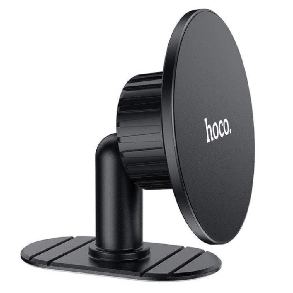 Автомобильный держатель для смартфона HOCO H13 Fine jade ring magnetic car holder(center console) Black