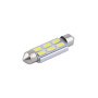 LED автолампа Solar 12V SV8.5 T11x41 6SMD white, 2шт