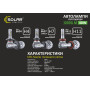 LED автолампа Solar H7 12/24V 6500K 6000Lm 40W Cree Chip CanBus