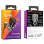 Автомобильное зарядное устройство BOROFONE BZ20 Smart 38W dual port PD20W+QC3.0 car charger set(C to iP) Transparent Black
