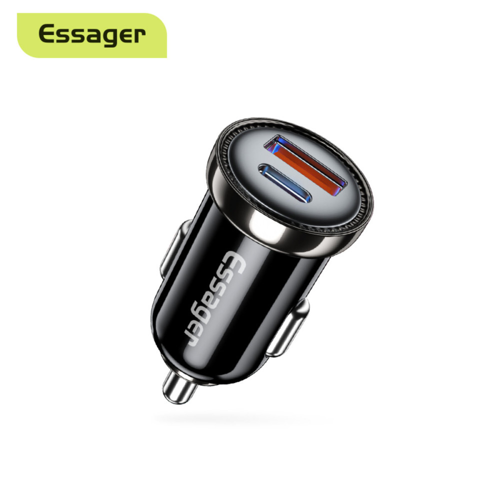 Автомобільний зарядний пристрій Essager Sunset 18W  (ECC2Q-WL0A)