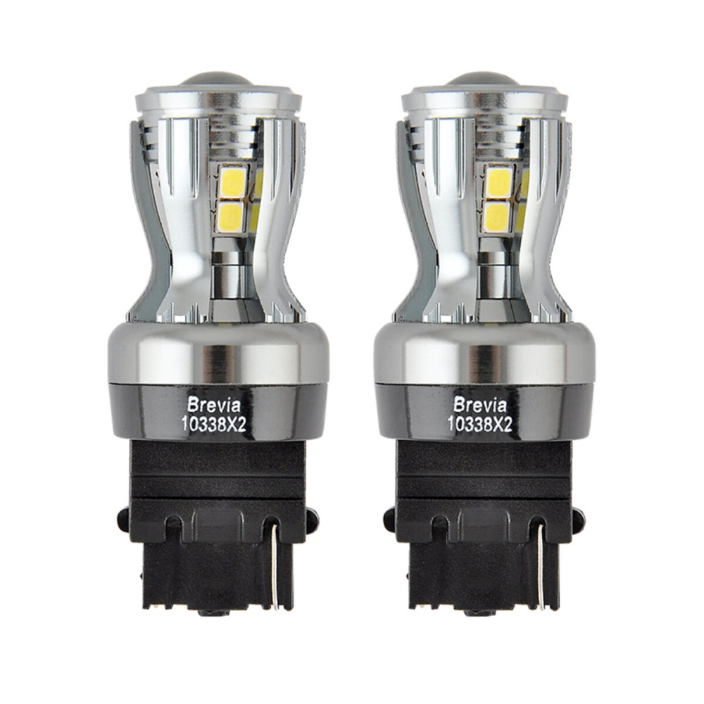 LED автолампа Brevia PowerPro P27W (3156) 350Lm 14x2835SMD 12/24V CANbus, 2шт