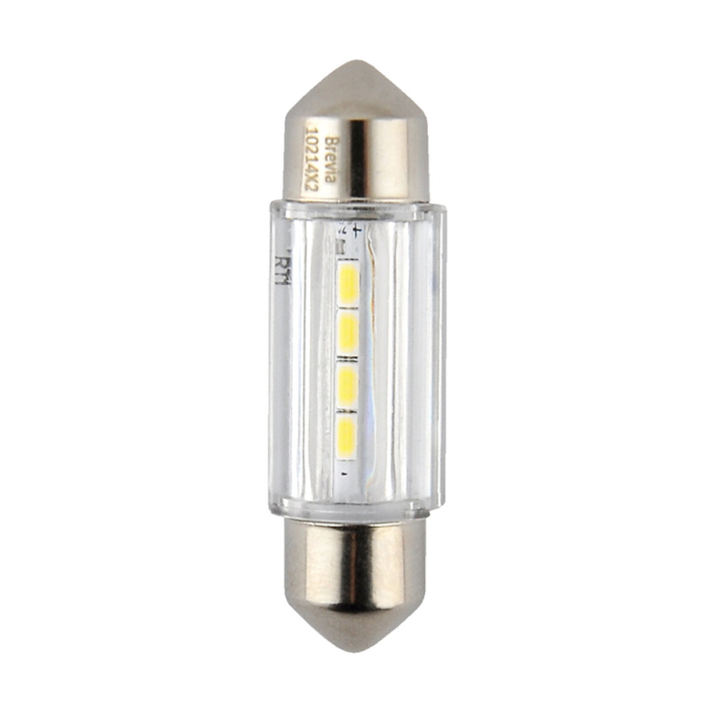 LED автолампа Brevia S-Power C5W (C10W) T11x36 180Lm 4x2835SMD 12V CANbus, 2шт