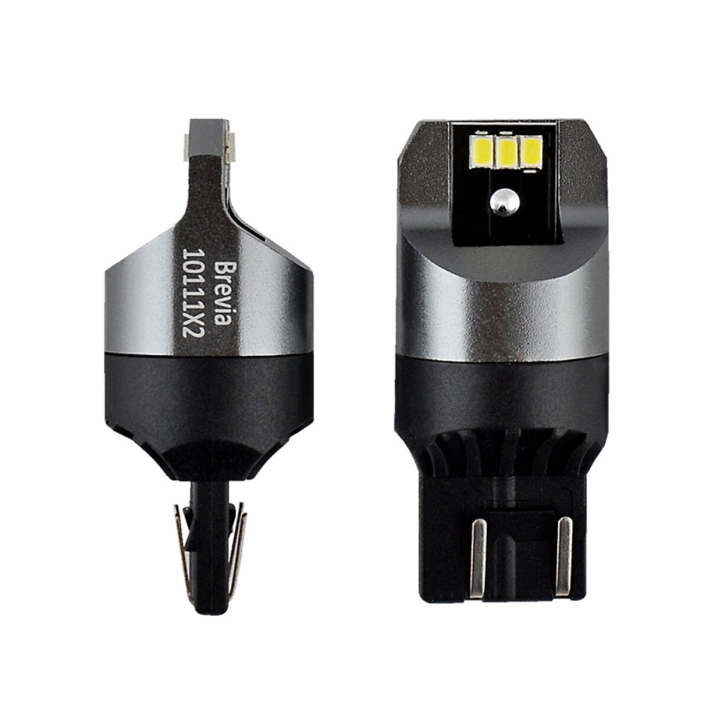 LED автолампа Brevia Power W21/5W 330Lm 6x3020SMD 12/24V CANbus, 2шт