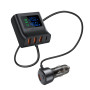 Автомобильное зарядное устройство ACEFAST B11 138W Car Charger Splitter with Digital Display Black