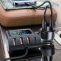 Автомобильное зарядное устройство ACEFAST B11 138W Car Charger Splitter with Digital Display Black