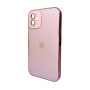 Чохол для смартфона AG Glass Sapphire Frame MagSafe Logo for Apple iPhone 11 Pink