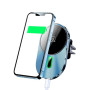 Автомобильный держатель для смартфона Usams US-CD170 Magnetic Car Wireless Charging Phone Holder (Air Vent) 15W (With Magnetic Ring) Grey