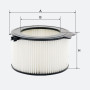 Фільтр салону Molder Filter LK 55 (WP6874, LA65, CU1738)