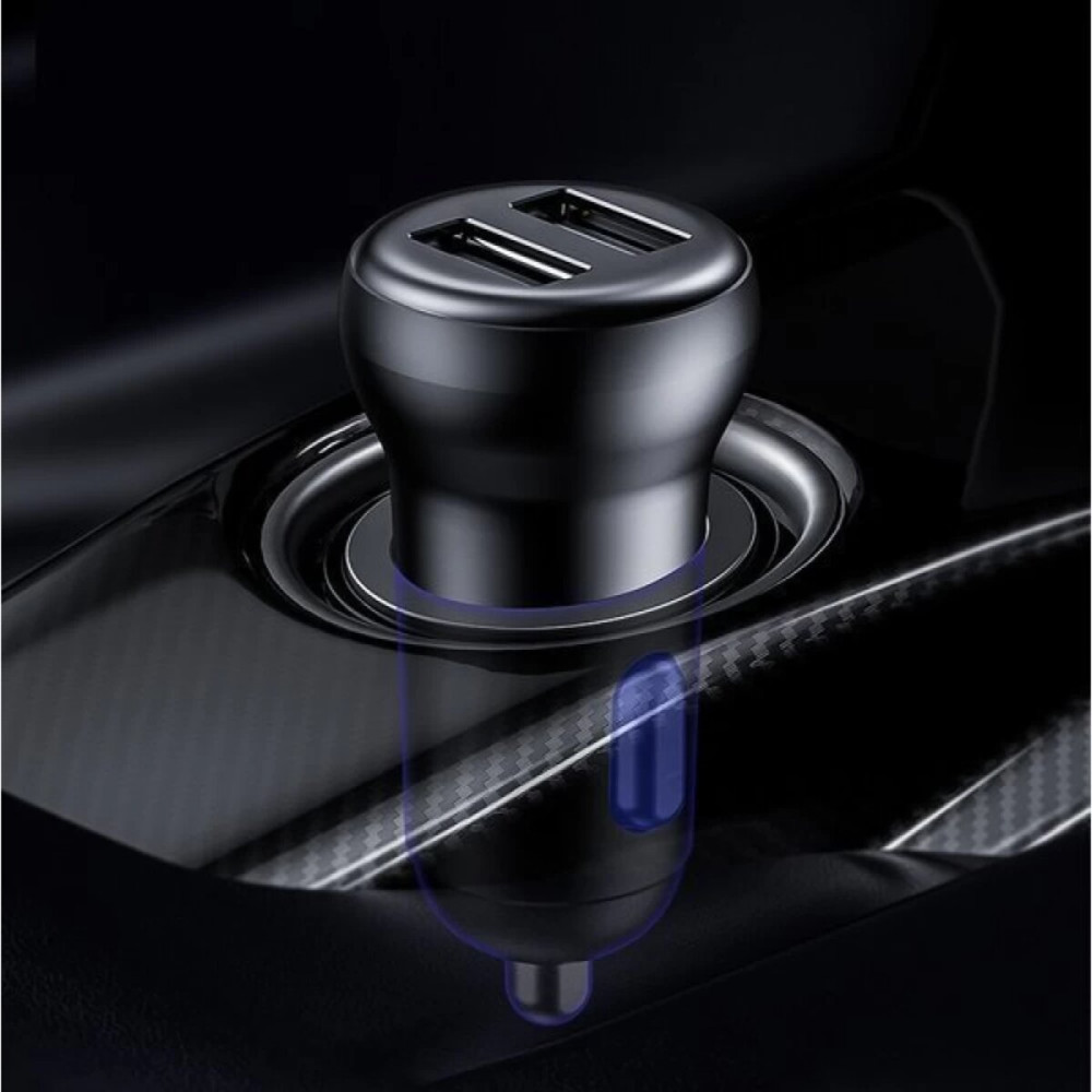 FM-модулятор с зарядным устройствомом Baseus T Shaped S-16 Car Bluetooth MP3 Player Black
