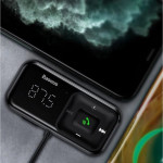 FM-модулятор с зарядным устройствомом Baseus T Shaped S-16 Car Bluetooth MP3 Player Black