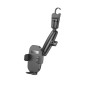 Автомобильный держатель для смартфона HOCO H17 Waves rearview mirror car holder Black