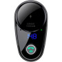 FM-модулятор с зарядным устройством Baseus S-06 Car Bluetooth MP3 Player Black