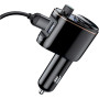 FM-модулятор с зарядным устройством Baseus S-06 Car Bluetooth MP3 Player Black