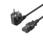 Кабель Vention 3-Prong Power Cord 1.8M C13 Connector EU-Plug (ZCGBAC)