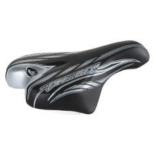 Сідло велосипедне Selle Monte Grappa Junior OK-GO, чорно-сіре