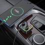 FM-модулятор с зарядным устройствомом HOCO E81 Fantasy PD30W+QC3.0 car BT FM transmitter Black