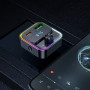 FM-модулятор с зарядным устройствомом HOCO E81 Fantasy PD30W+QC3.0 car BT FM transmitter Black