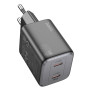 Мережевий зарядний пристрій HOCO N42 Elogiado dual-port PD45W(2C) charger Black