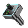 FM-модулятор с зарядным устройствомом BOROFONE BC53 Highway PD20W+QC3.0 car BT FM transmitter 18W Black