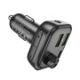 FM-модулятор с зарядным устройствомом BOROFONE BC54 Acertar PD30W+QC3.0 car BT FM transmitter 18W Black