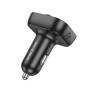 FM-модулятор с зарядным устройствомом BOROFONE BC54 Acertar PD30W+QC3.0 car BT FM transmitter 18W Black