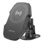 Держатель для мобильного с БЗП BOROFONE BH216 Adelante magnetic wireless fast charging car holder(center console) Black