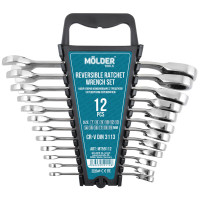 Набор ключей Molder CR-V (7-8-9-10-12-13-14-15-16-17-18-19мм), 12шт