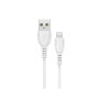 Кабель BOROFONE BX51 USB to iP 2.4A,1m, PVC, PVC connectors, White