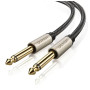 Аудіо кабель UGREEN AV128 6.5mm  Male to Male Audio Cable Gray 2m(UGR-10638)