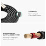 Аудіо кабель UGREEN AV128 6.5mm  Male to Male Audio Cable Gray 2m(UGR-10638)