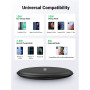 Бездротовий зарядний пристрій UGREEN CD186 Wireless Charging Pad ( Black )(UGR-15112)