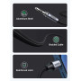 Кабель UGREEN US315 Lightning to 3.5mm Aux Cable Aluminum Shell with Braided 1m (Black)(UGR-70509)