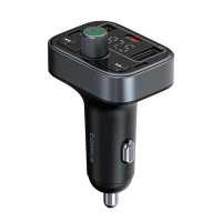 FM-модулятор с зарядным устройствомом Baseus S-09 Pro Series Car FM Transmitter Cluster Black