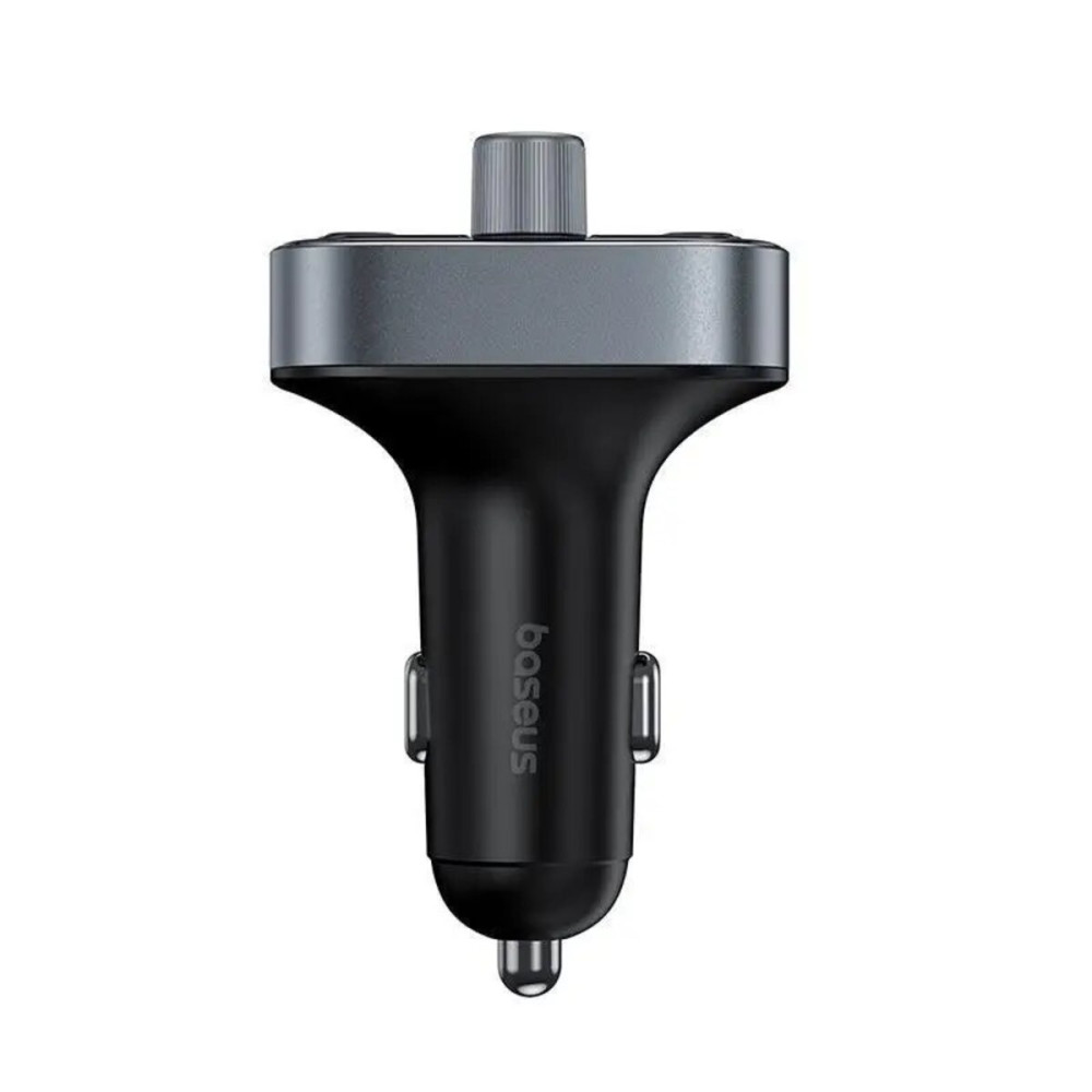FM-модулятор с зарядным устройствомом Baseus S-09 Lite Series Car FM Transmitter Cluster Black