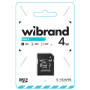 microSDHC Wibrand 4Gb class 4 (adapter SD)