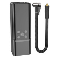 Автомобильный насос HOCO ZP7 Maddy portable smart air pump (5000mAh) Black