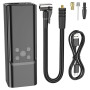 Автомобильный насос HOCO ZP7 Maddy portable smart air pump (5000mAh) Black
